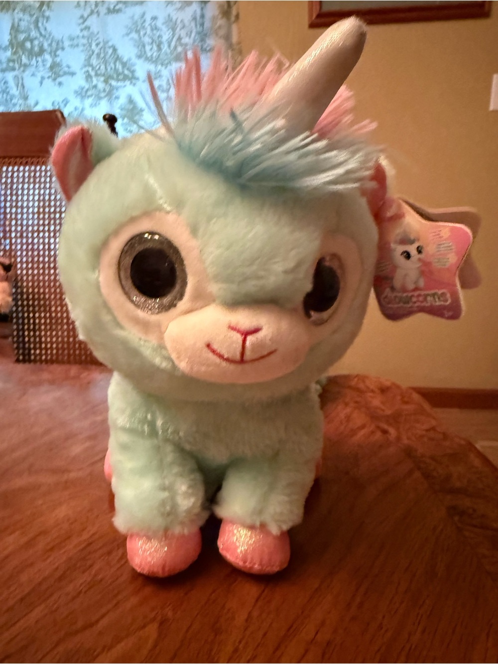 WowWee Ploosh Glowcorn Pastel Blue Unicorn Llama.